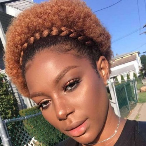 9 peinados naturales más inspiradores para el pelo afro corto Lirish Salon